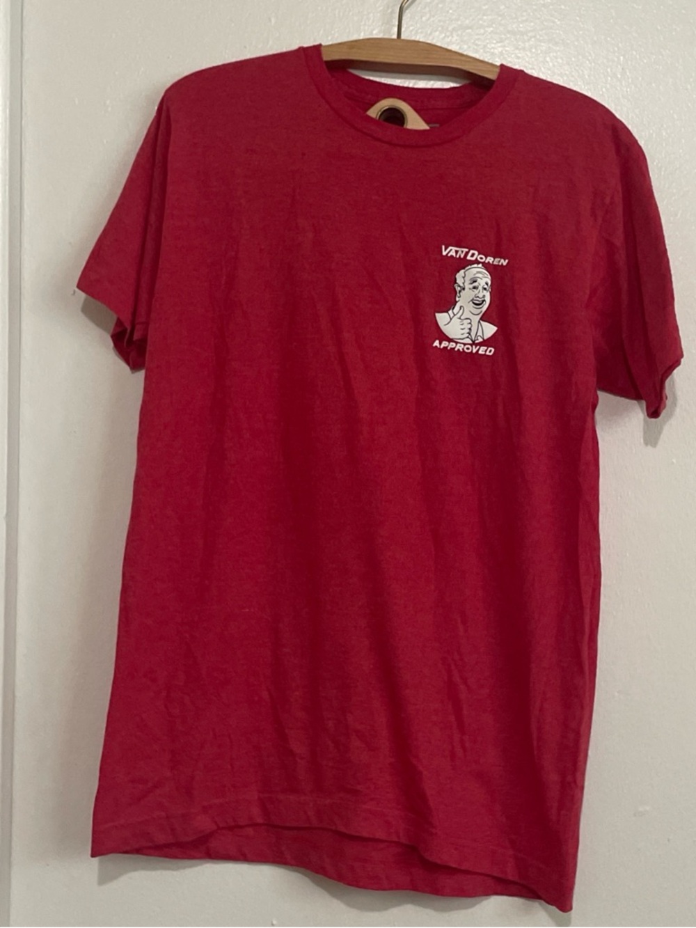 Vans family Red Men’s Graphic T‑Shirt